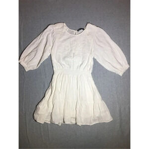Zara White Mini Dress